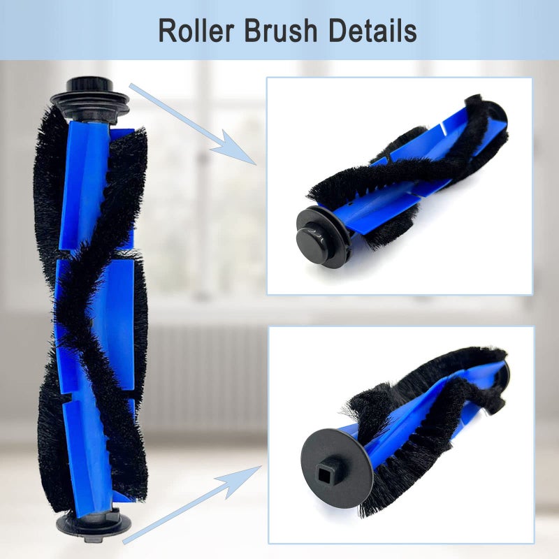 Tivcroxs قطعة غيار RoboVac 11S متوافقة مع Eufy RoboVac 11S، 15C، 30، 30C، 12، 35C، 25C، 15T المكانس الكهربائية الروبوتية، 3 فرش دوارة، 12 مجموعة فلتر، 12 فرشاة جانبية، 1 واقي فرشاة دوارة، 2 مرشحات مسبقة - Image 3